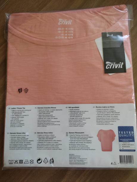 Dámske fitness tričko, crivit,m