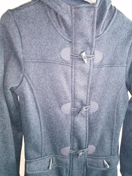 Pletený flís mikinka, tchibo,xs