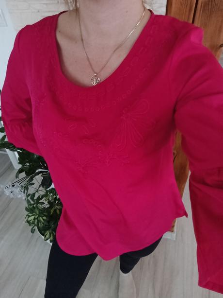 Cyklaménová blúzka, bonprix,l