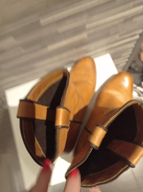 Kožené čižmy, zateplené, 40