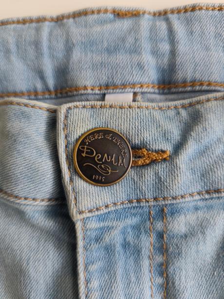 Dievčeské riflové šortky, denim,158