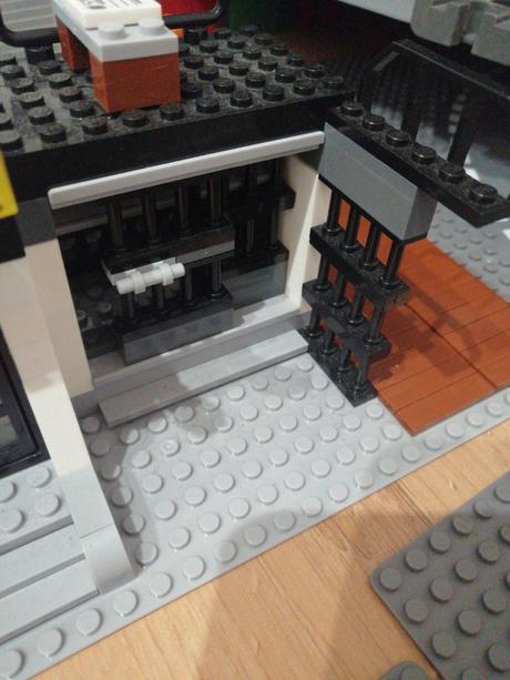 Zábradlie mreže na stavebnicu, 