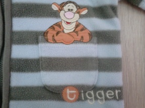 Tepla fleecova mikinka podsita bavlnou, george,80