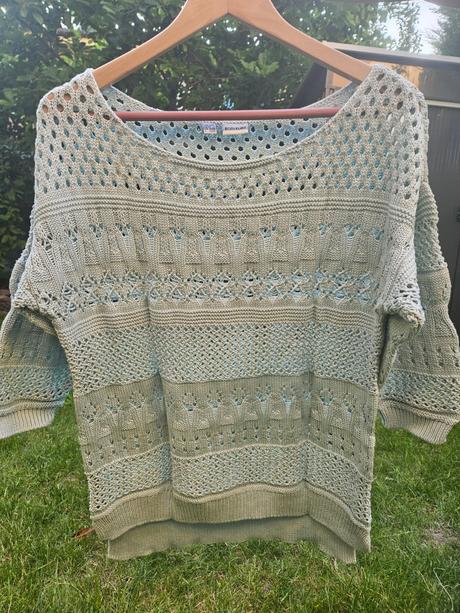 Azurovy sveter 44/46, bonprix,44