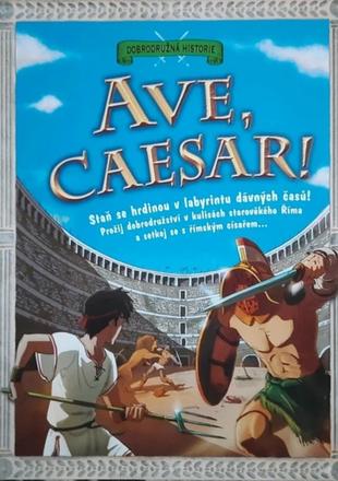 Ave, caesar. kniha na štýl gamebooku pre deti,