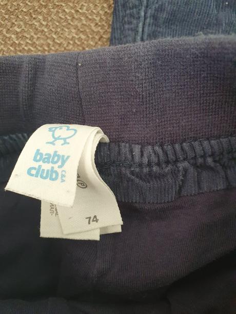 Menčestrové nohavice, zateplené, 74