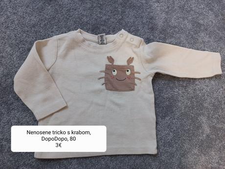 Nenosene tricko s krabom, dopodopo, 80, dopodopo,80