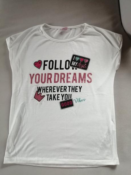 Dievčenské tričko 146/152, kik,146