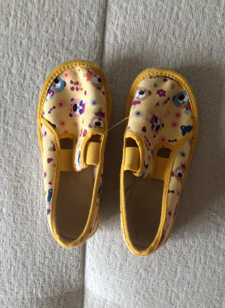 Žlté medvedíkové papuče 25, 25