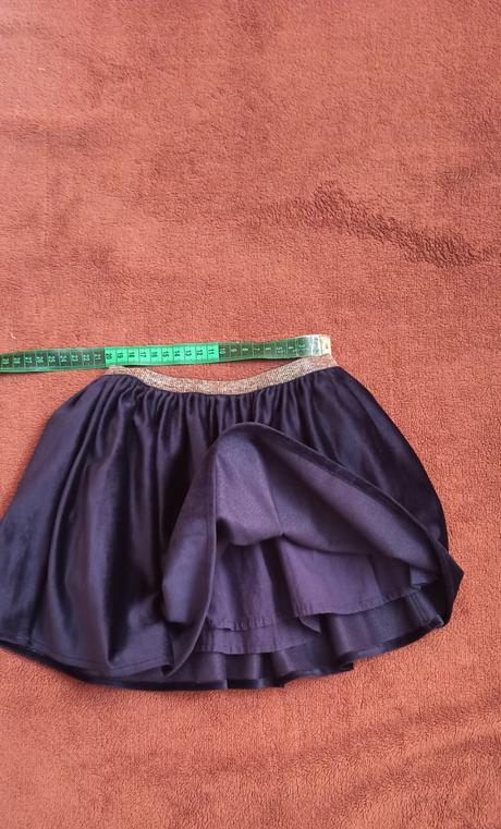 Krásna velúrová sukňa 3-4 rokov, obaibi,104