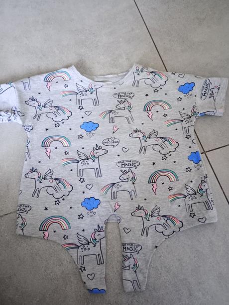 Dievčenské tričko s jednorožcami 116, pepco,116