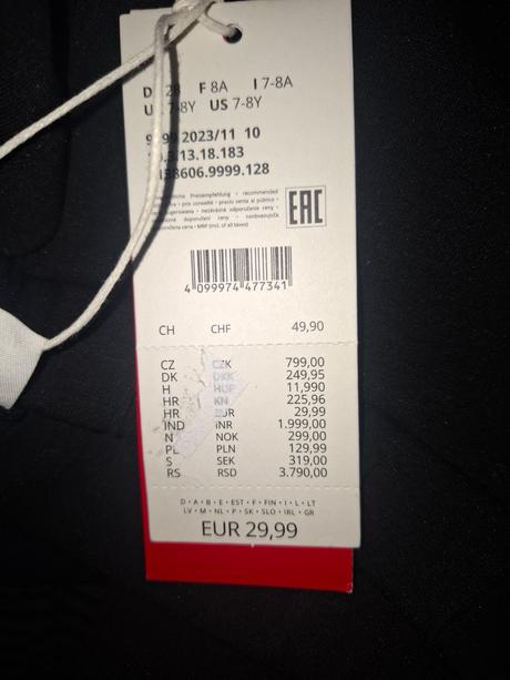 Nohavice 12kusov, 128