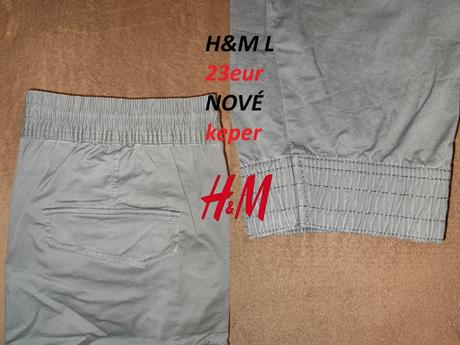 Cargo nohavice hm (kapsáče), h&m,34 / l