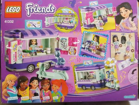 Lego friends 41332 emma a umelecký stojan,