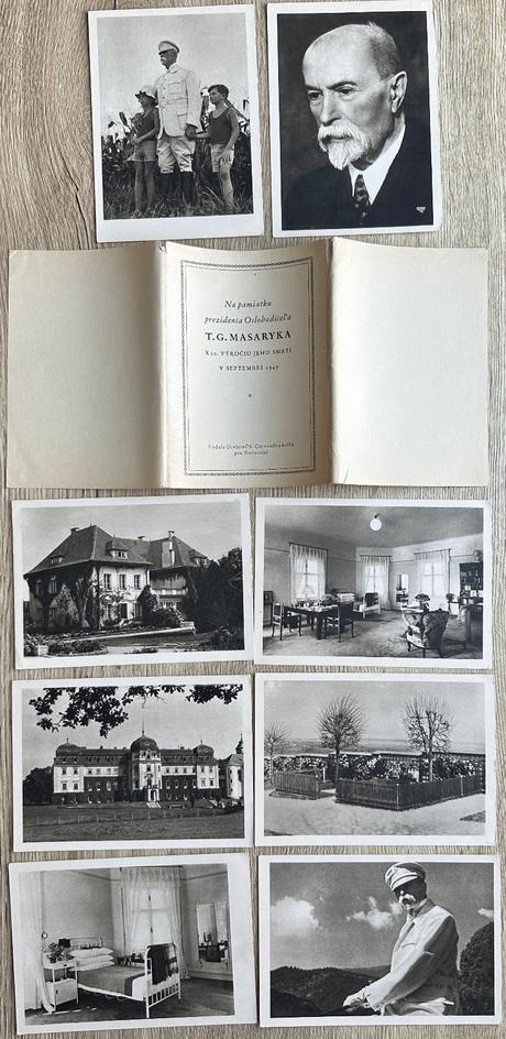 T.g.masaryk 1947 pohľadnice za 5eur,