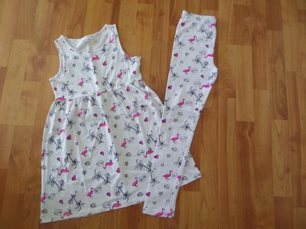 Šaty + legíny, f&f,128