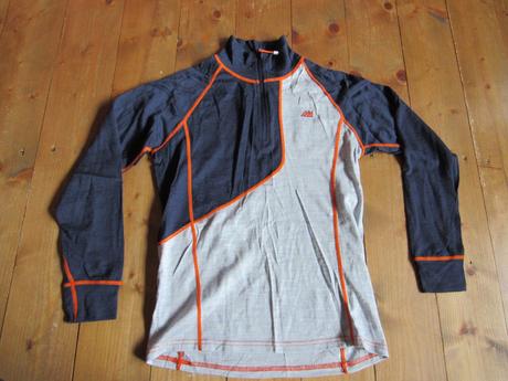 Merino tričko so zipsom, 140