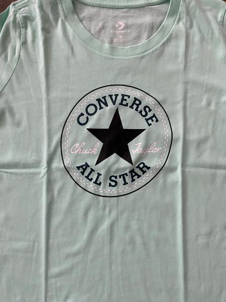 Zelené tricko, converse,s