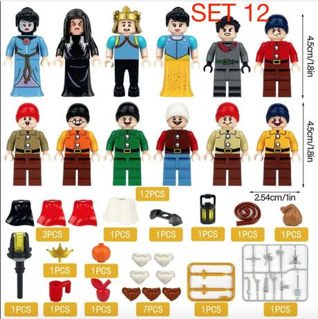 Mix postavičiek - typ lego - nové, nehrané,