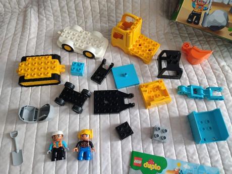 Lego duplo 10931 nákladiak a pásový bager,