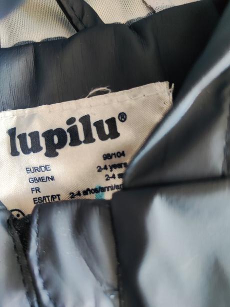 Nepremokave nohavice, bunda, lupilu,104