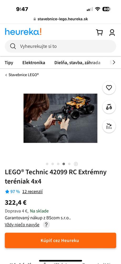 Lego technic 42099, 