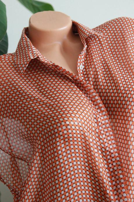 Oversize vintage blúzka, s, s
