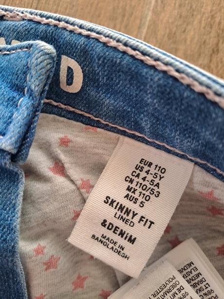 Zateplené rifle, denim co,110