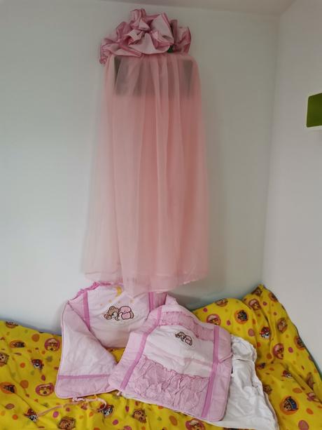 Baldachin ružový, šírka (cm): 70,dĺžka (cm): 120