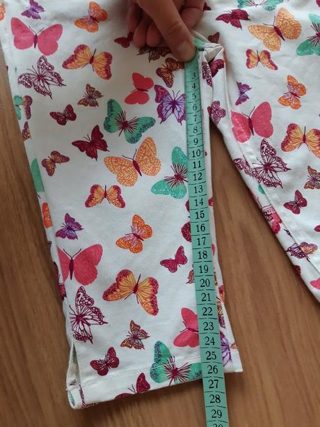 Nohavice s motýľmi h&m, h&m,104