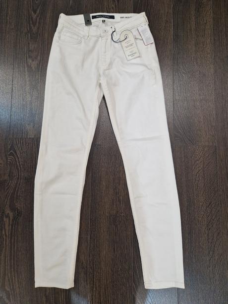 Biele rifle marc o'polo slim č. 27/32 s visačkou, marc o´polo,xs