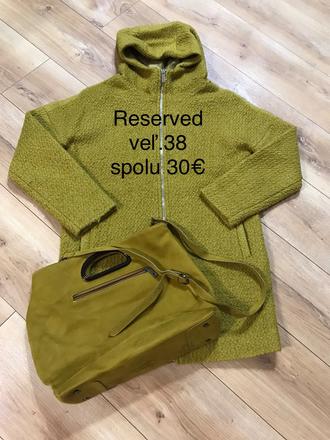 Dámsky kabát s kabelkou reserved, reserved,38