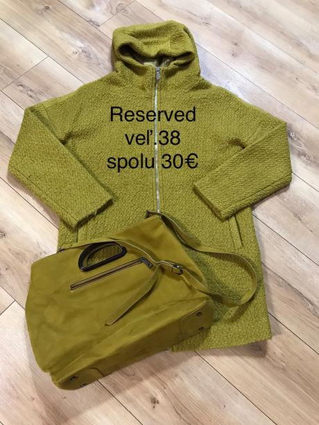 Dámsky kabát s kabelkou reserved, reserved,38