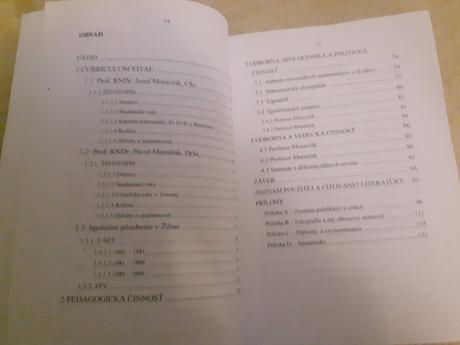 Kniha život a dielo prof.moravčíka a prof. marušia, 