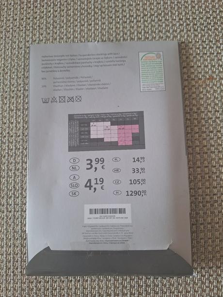 Samodržiace pančušky 20 den 46/48, ergee,l