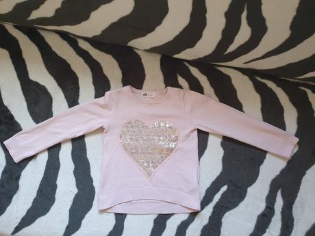 Svetrík s flitrami, h&m,98