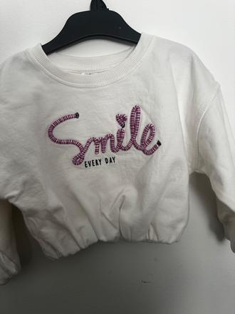 Crop top mikina smile, 104