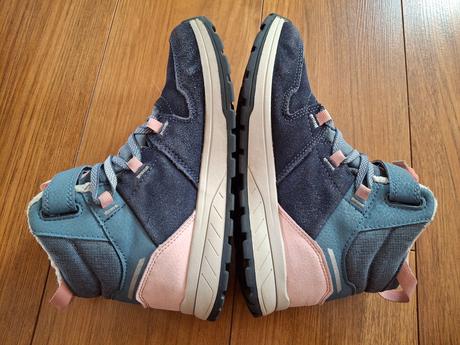 Topánky na zimu- kožené, quechua,34