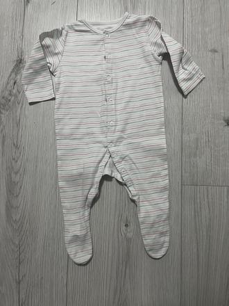 Dlhorukavovy pásikavý overal, primark,74