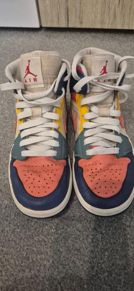 Nike jordan 1 mid color, air jordan,35
