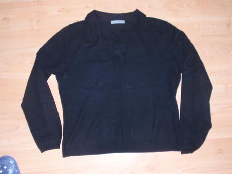 Svetrík s golierikom a rozhalenkou, marks & spencer,xl