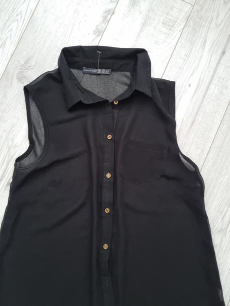 Čierna blúzka, atmosphere,xs