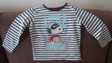 Tričko dl. rukáv, peanuts,92