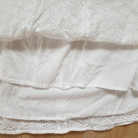 Sukňa biela madeirová h&m, h&m,42