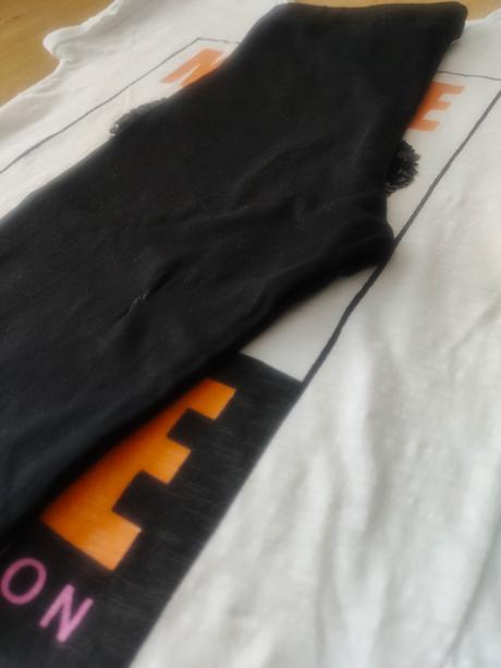 Tričko f&f + 3/4 legínky h&m - veľ. 122/128, f&f,122