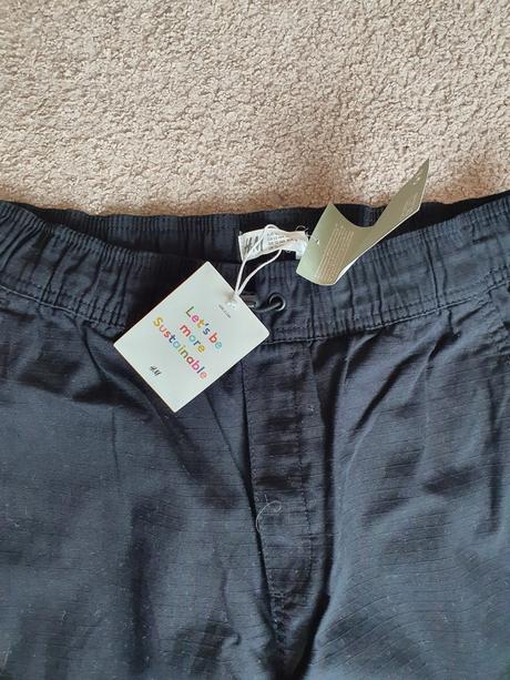 Čierne nohavice hm 164, h&m,164