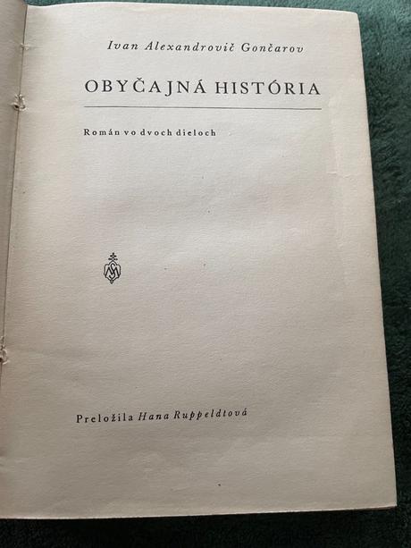 Gončarov alexandrovič ivan. obyčajná história 1,