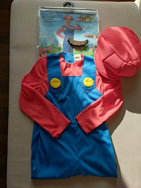 Super mario kostým - komplet s rukavicami, 110
