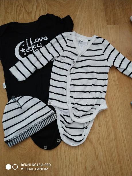 Body a čiapočka, h&m,50