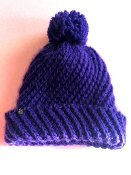 Vandal - štýlová merino čiapka s brmbolcom, s